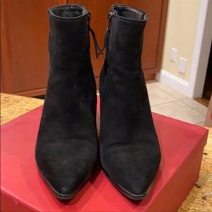 Vaneli western suede leather sole boots pristine 7.5m